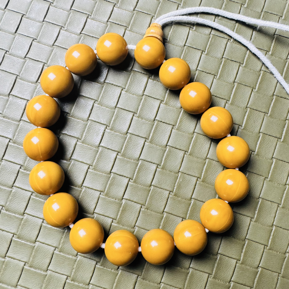 AA直播专享猴头正圆光珠核桃手串（微返油黑点介意勿拍