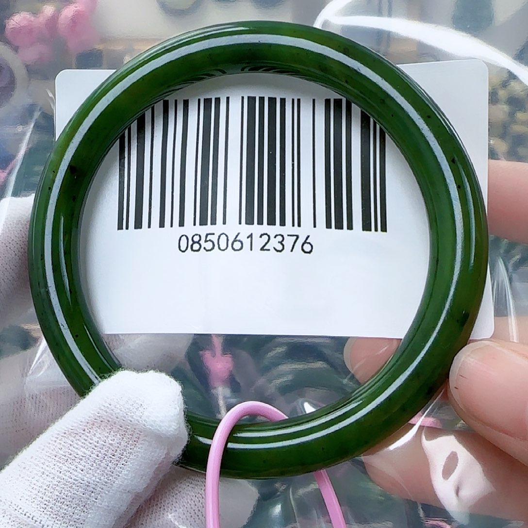 和田玉（碧玉）手镯未镶嵌6162