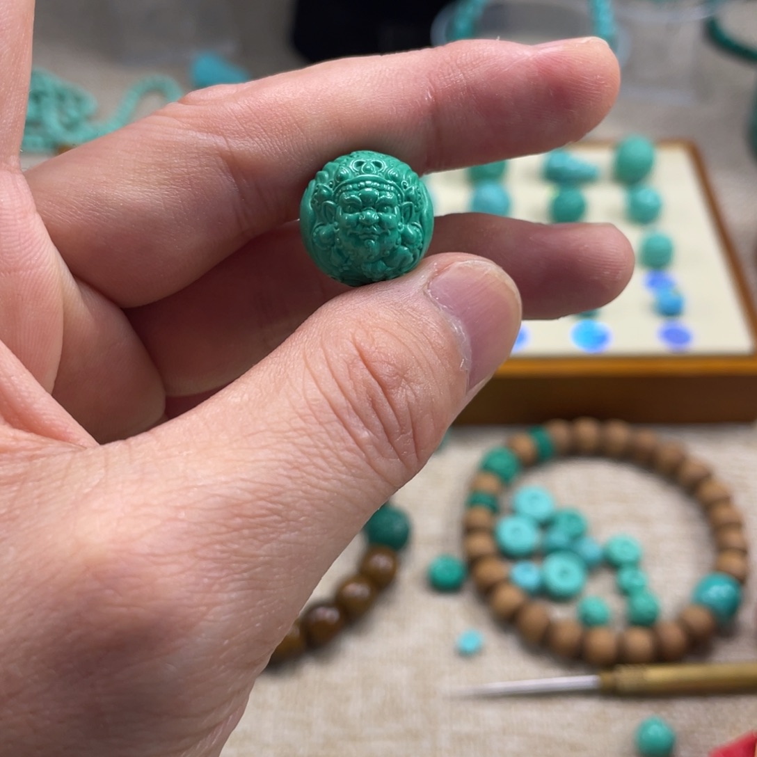 原生态湖北矿小配饰，直径15