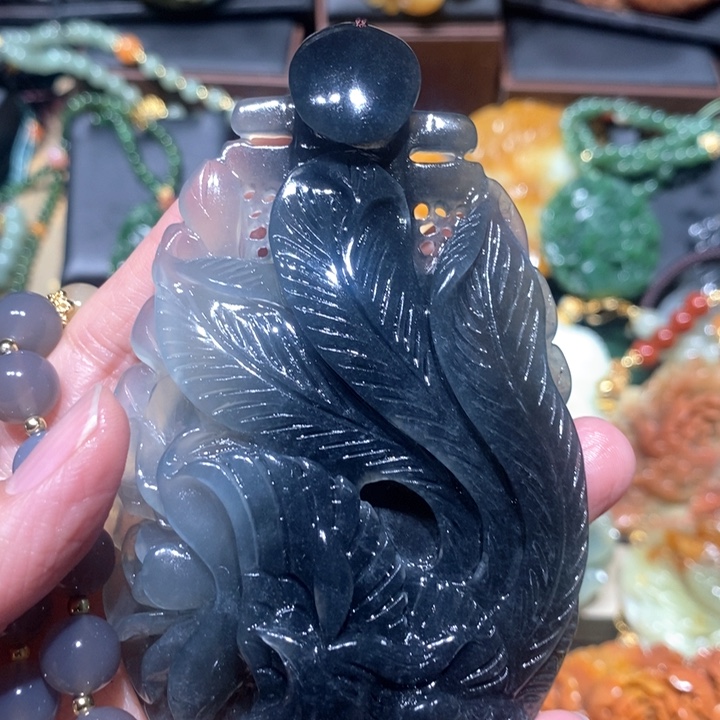 岫玉毛衣链未镶嵌