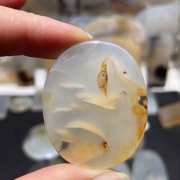 玛瑙/玉髓玉牌未镶嵌