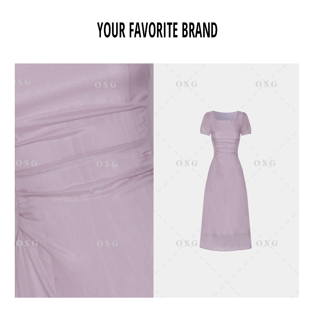 清仓专属【清风鸢尾】时尚气质显瘦夏季温柔设计师连衣裙G25143179