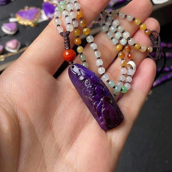 苏纪石（舒俱来）未镶嵌项链