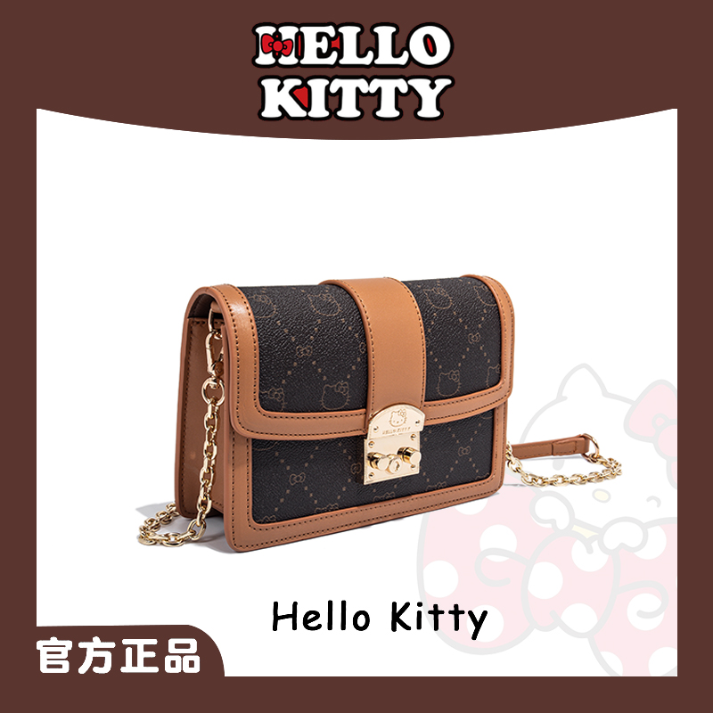 HELLO KITTY/凯蒂猫酣睡小猪小曲奇时尚百搭斜跨单肩女包41293