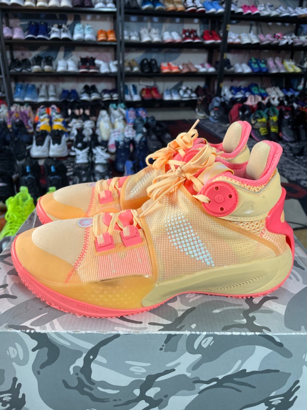 95新 LI-NING/李宁 41.5码260/李宁 音速9 全掌Light Foam 篮球鞋