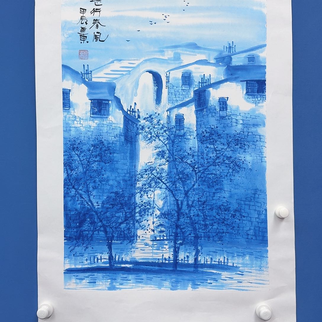 国画多次参加国内外大型画展