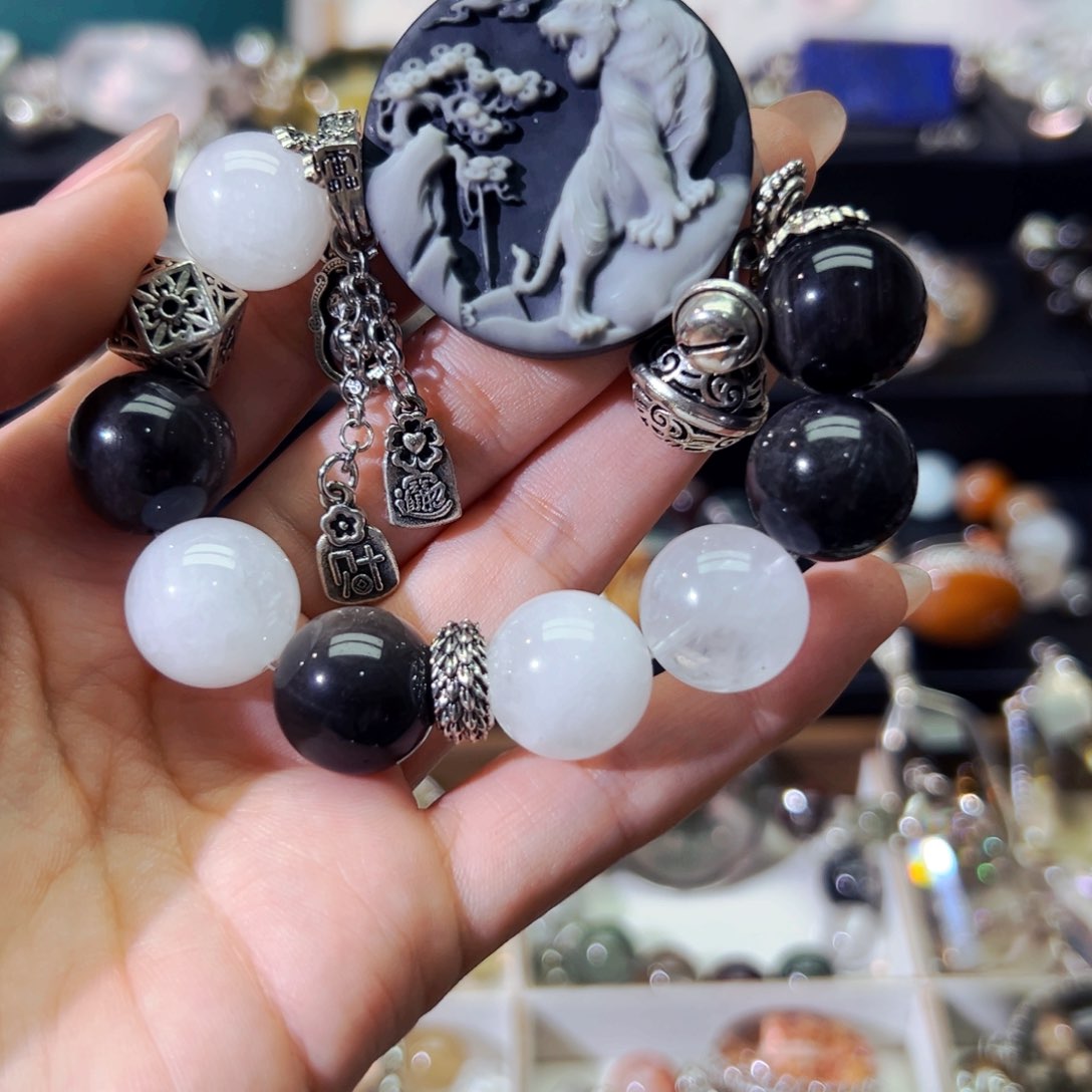 合金手链水晶四****¹手串