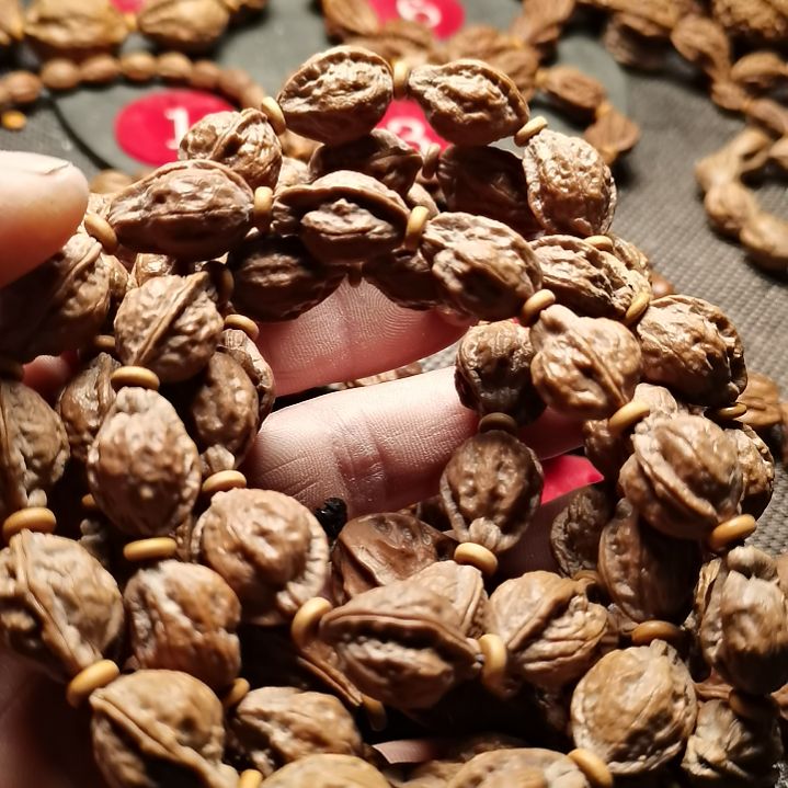 文玩核桃手串东北秋子异型核桃钱袋子20