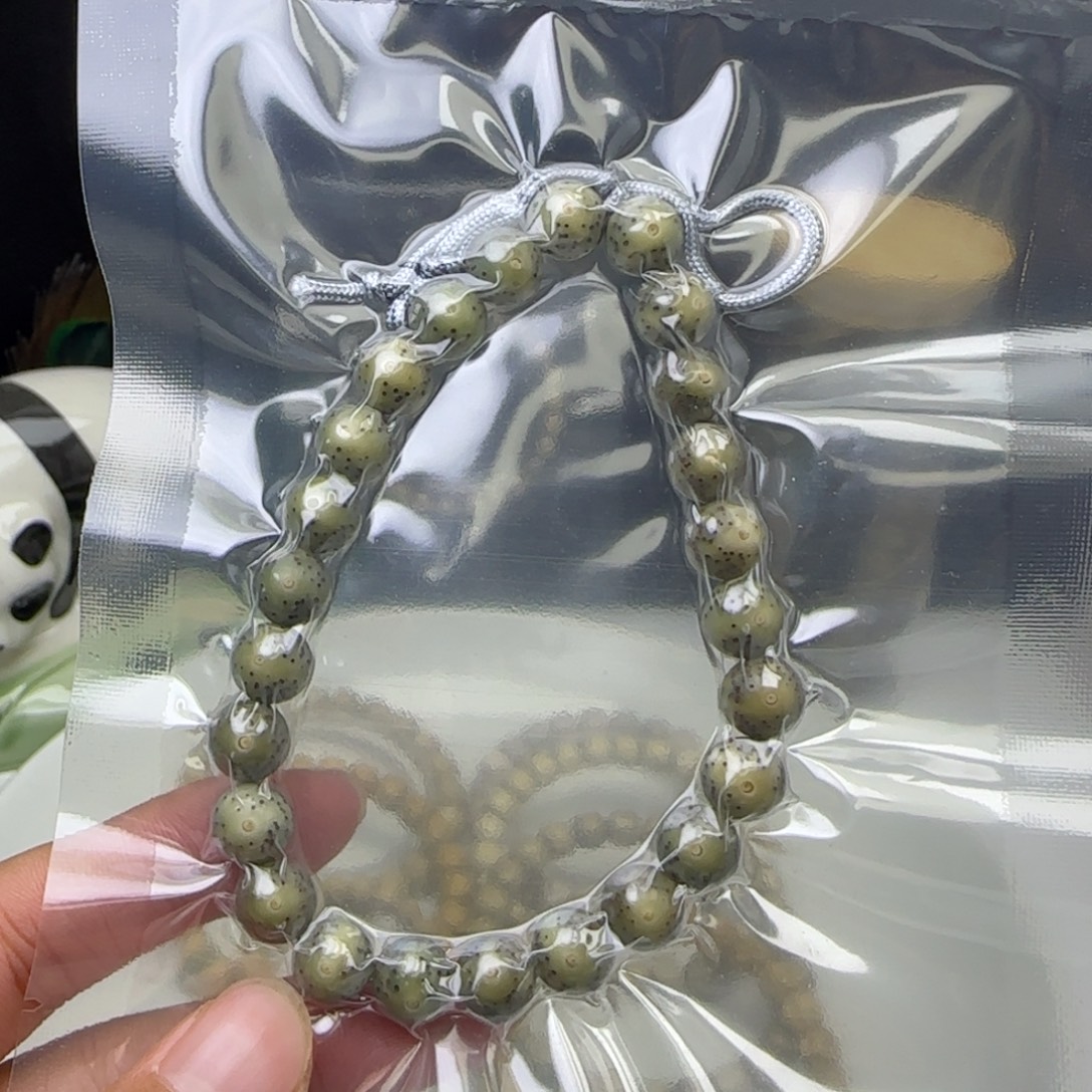 手串星月菩提卡9圆珠石玉