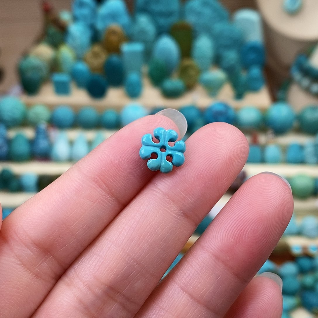 绿松石珠宝奇石未镶嵌