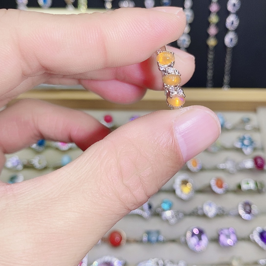 未镶嵌欧泊戒指488