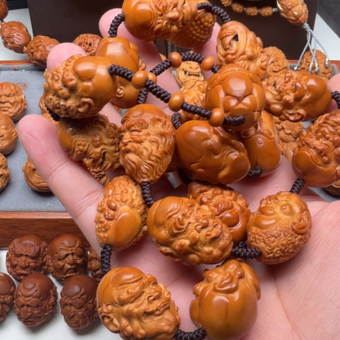 橄榄核手串/手链写实罗汉