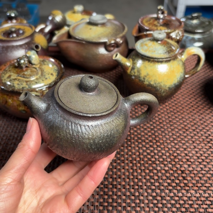 紫砂茶杯养彩手挂170 c