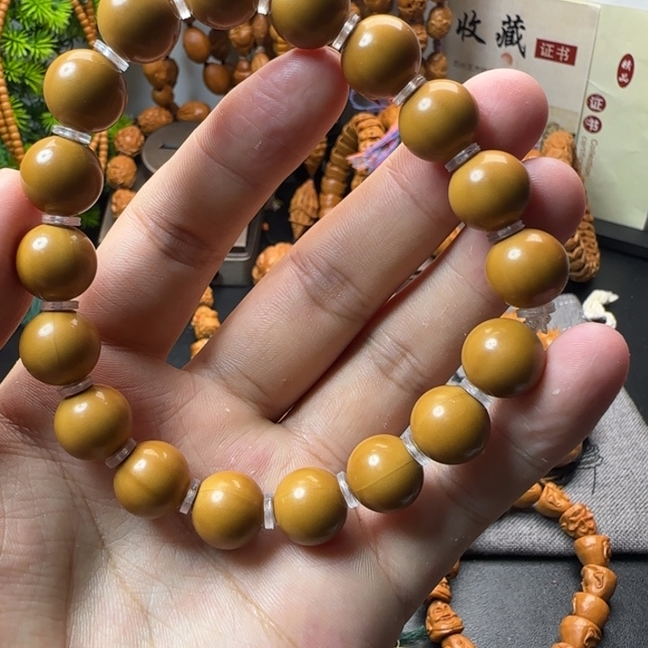 手串/手链橄榄核猴头光珠