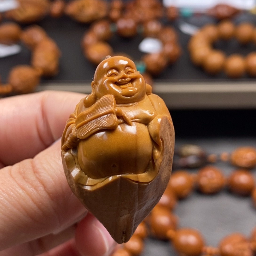 橄榄核手串/手链包衣弥勒2.5