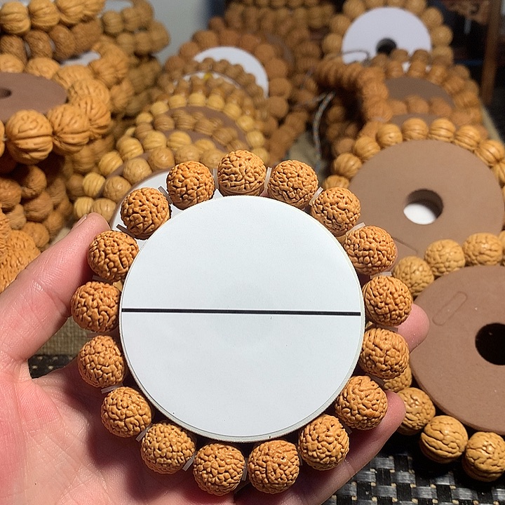 清***风手串桃核16#荔枝纹