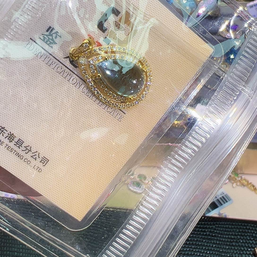 银S925镶嵌托帕石托帕