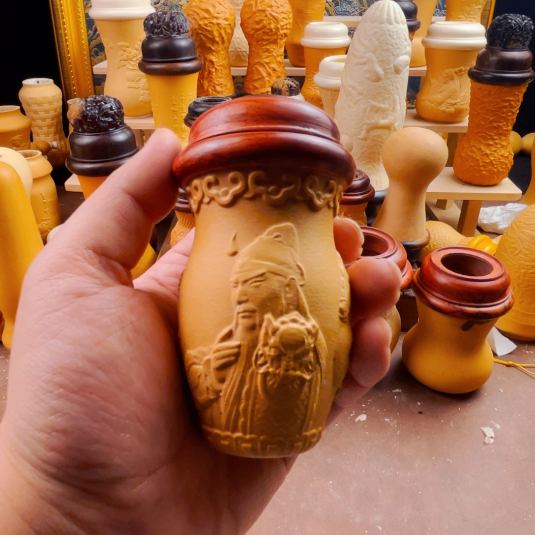 蝈蝈葫芦，福利款，牛角蒙心