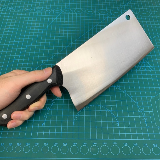 65硬度微瑕工具钢通体夹钢斩切俩用刀家用商用锋利无比