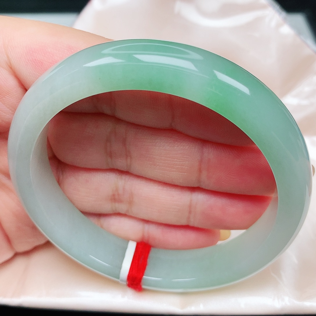 未镶嵌手镯翡翠8冰胶绿
