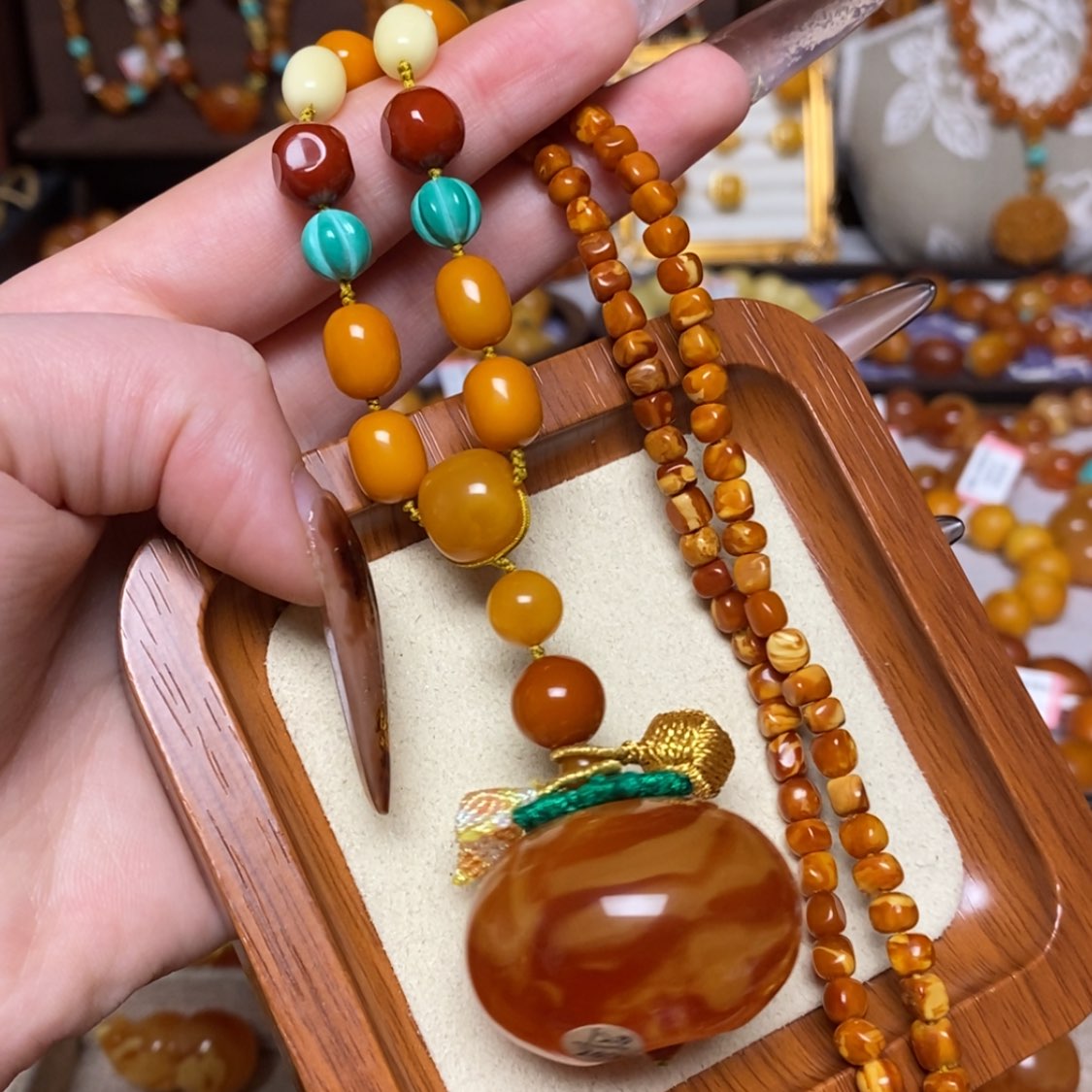 【闪购商品】手链蜜蜡未镶嵌项链