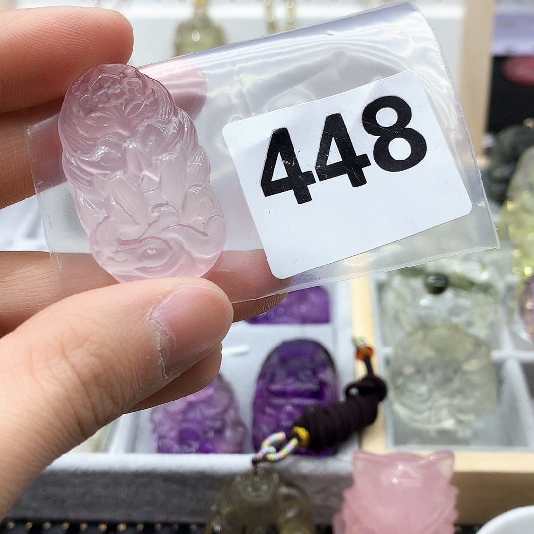 水晶颈饰未镶嵌挂件