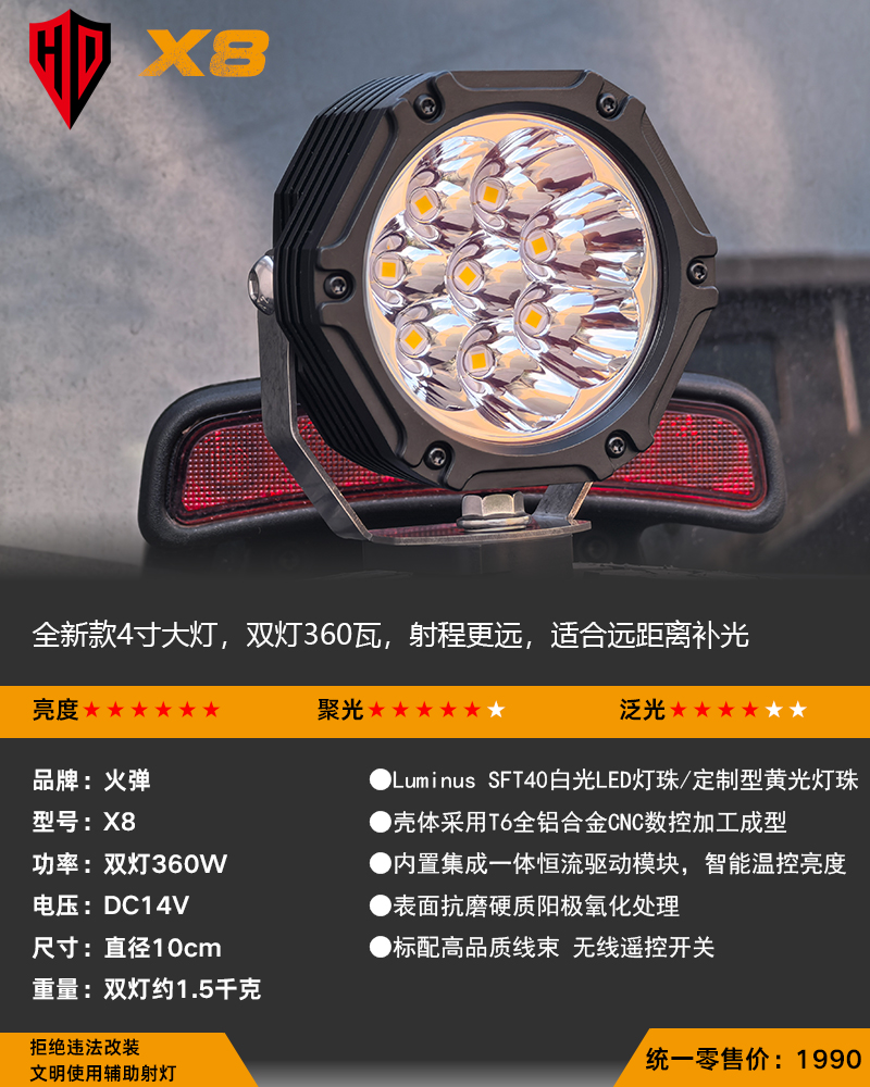 X8   射灯越野车