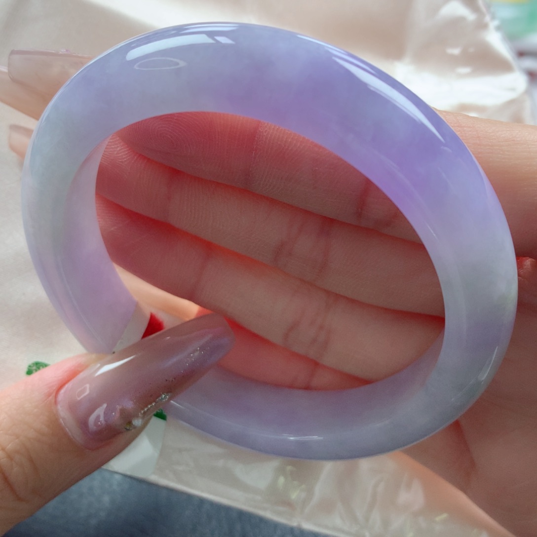 未镶嵌手镯翡翠缅甸天然翡翠A货55.4