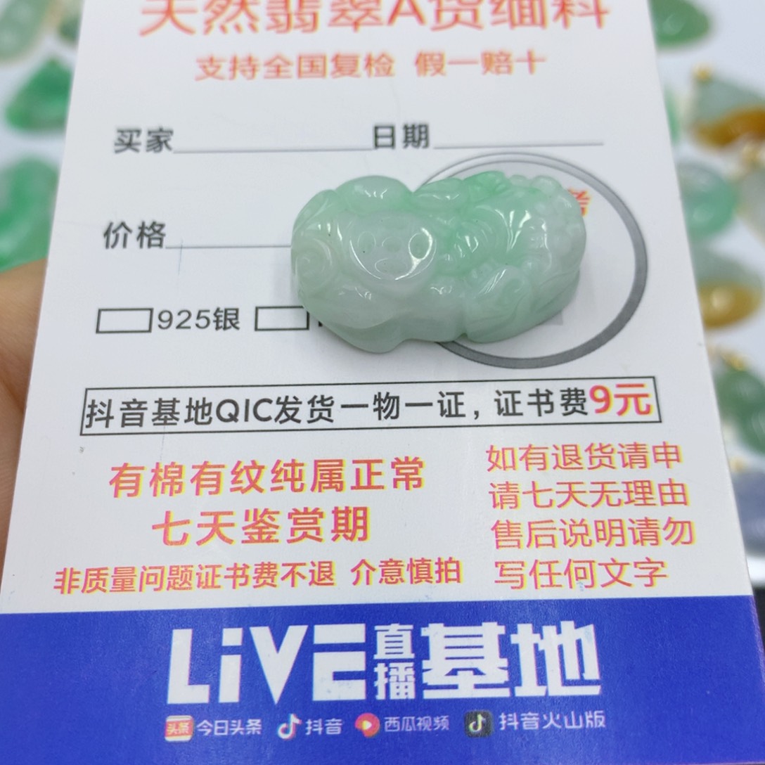 翡翠颈饰未镶嵌翡翠