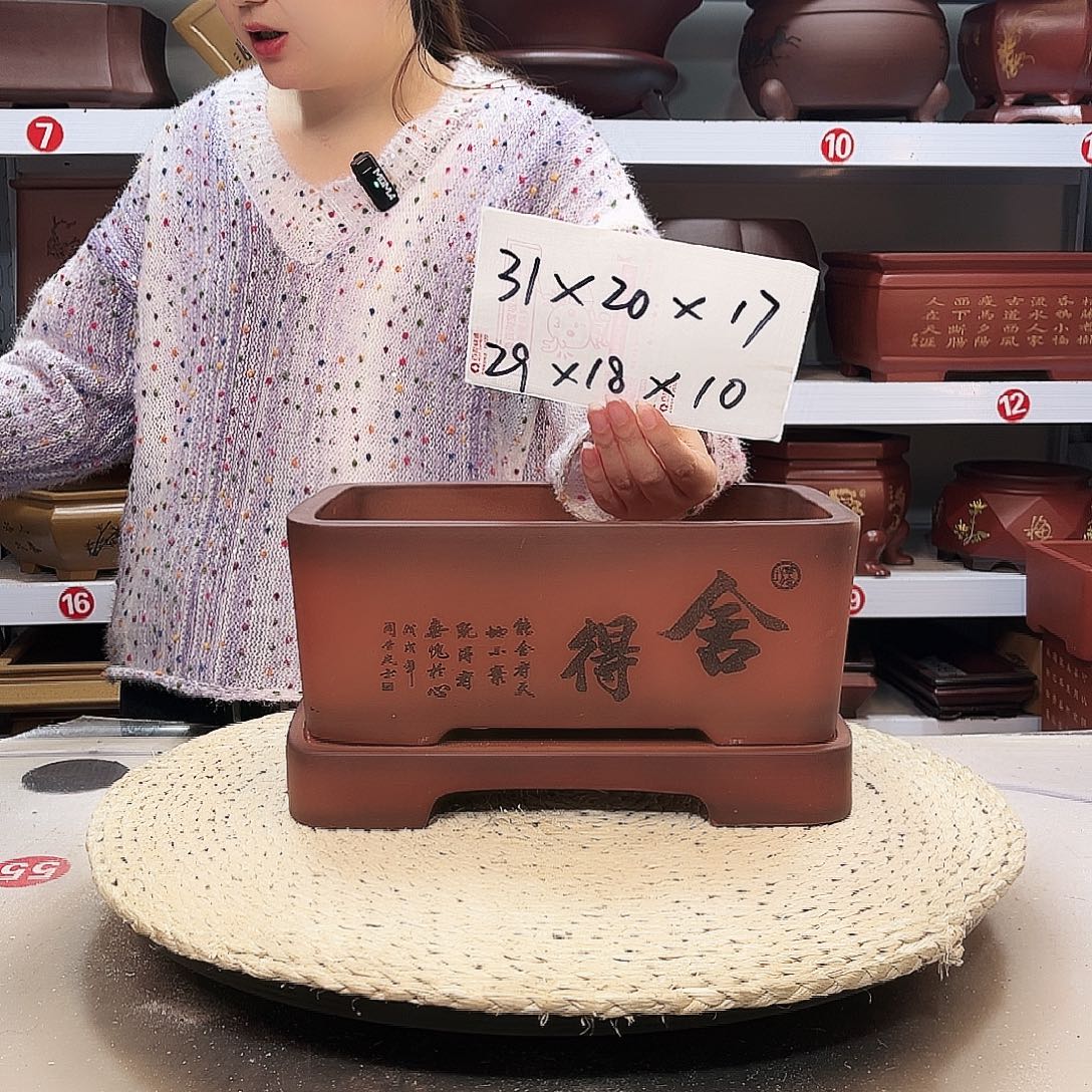 紫砂花盆紫砂花盆