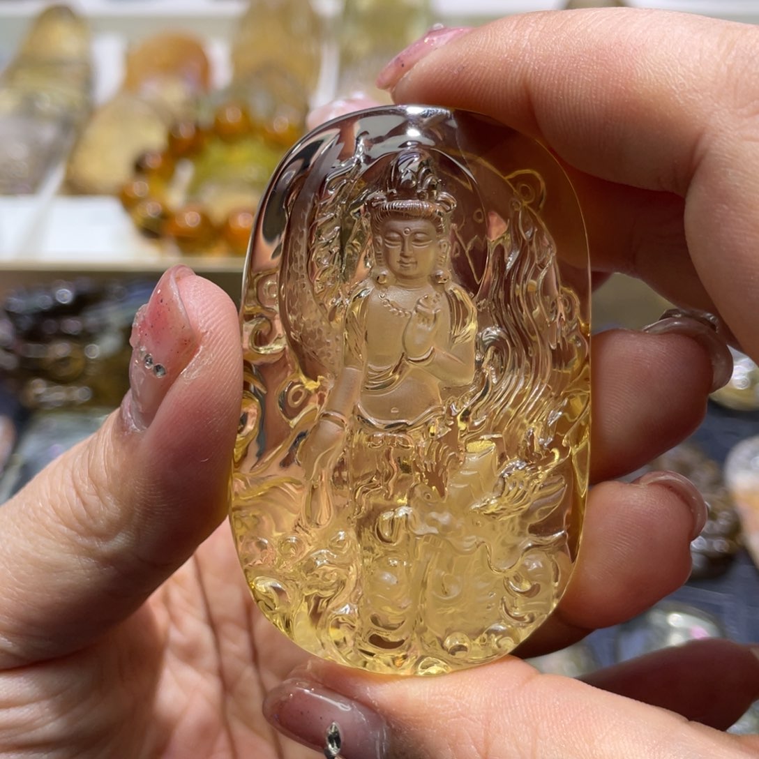 水晶颈饰未镶嵌定制