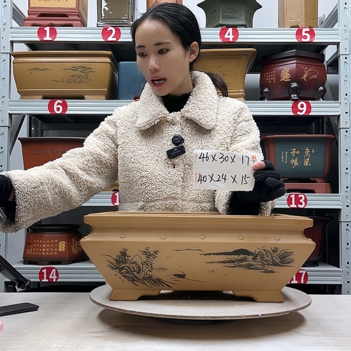 紫砂花盆紫砂花盆
