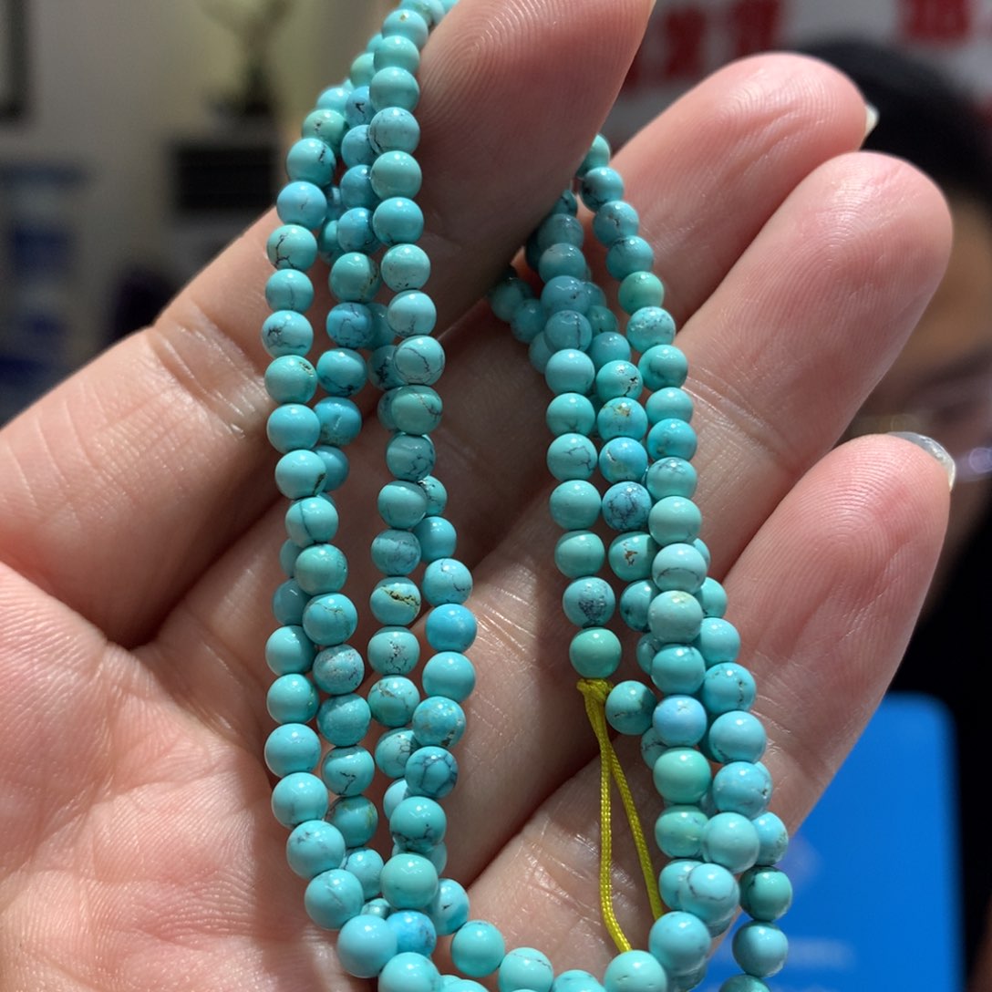 绿松石长链未镶嵌