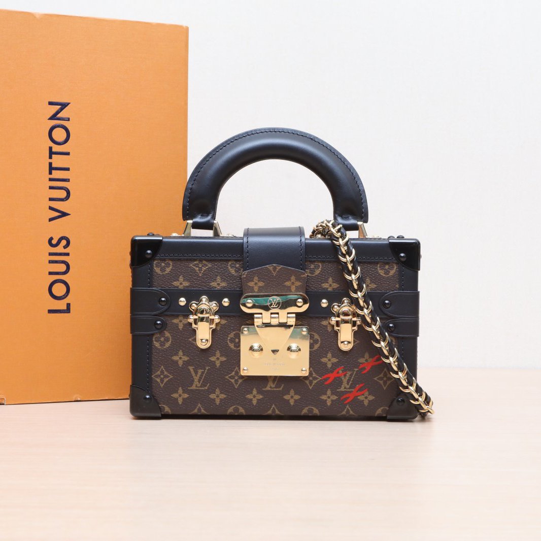 99新 LouisVuitton/路易威登 小花攀攀 月光宝盒 芯片 