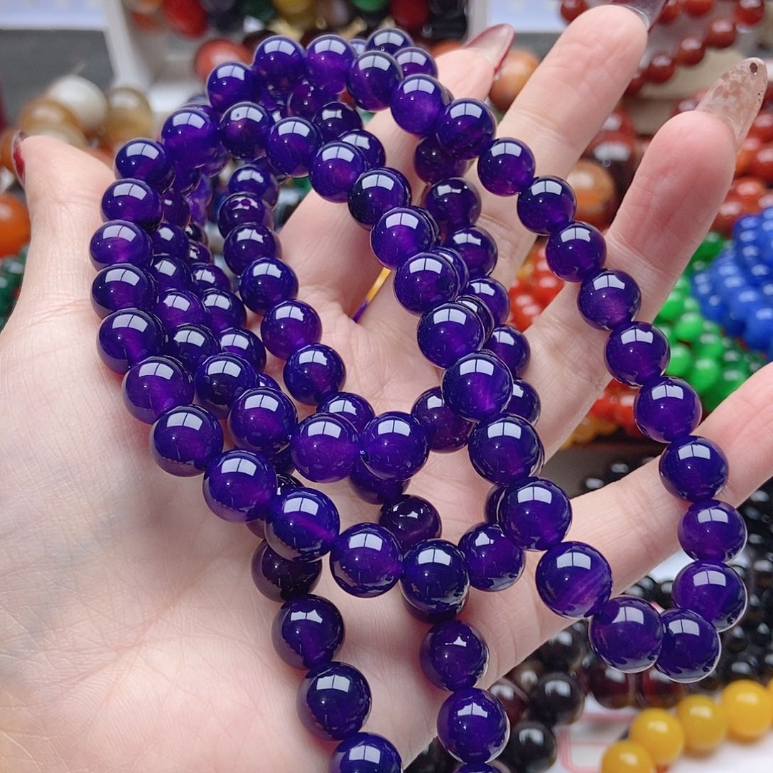【闪购商品】玛瑙/玉髓手链未镶嵌黄*花
