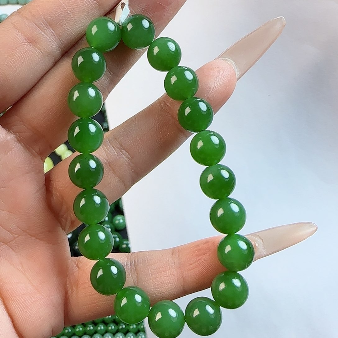 和田玉手串未镶嵌