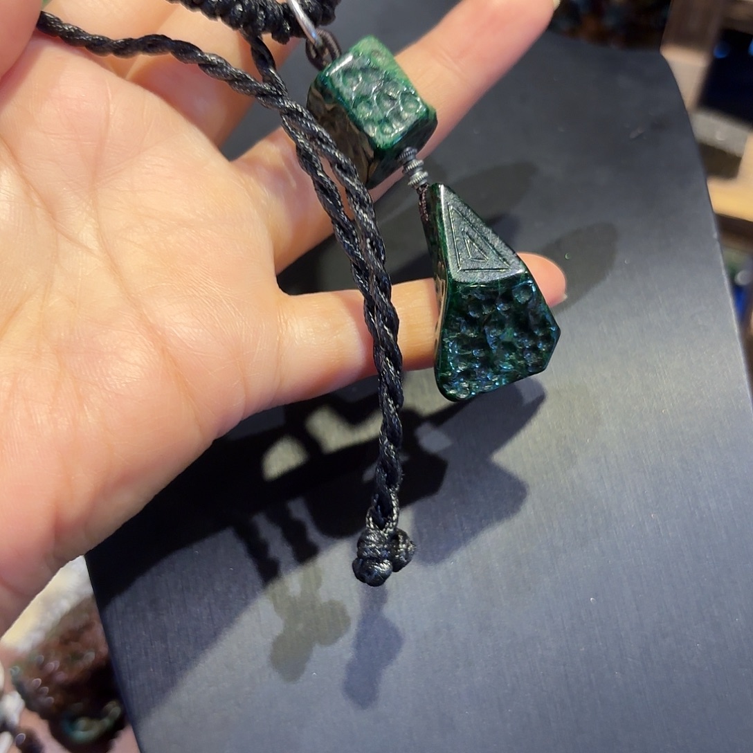 翡翠未镶嵌颈饰原创