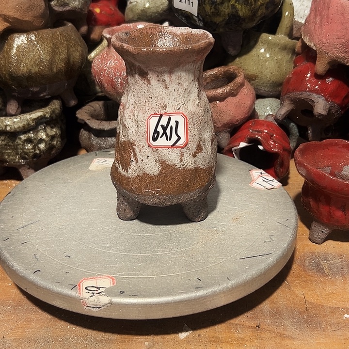 粗陶花盆制作就这样的