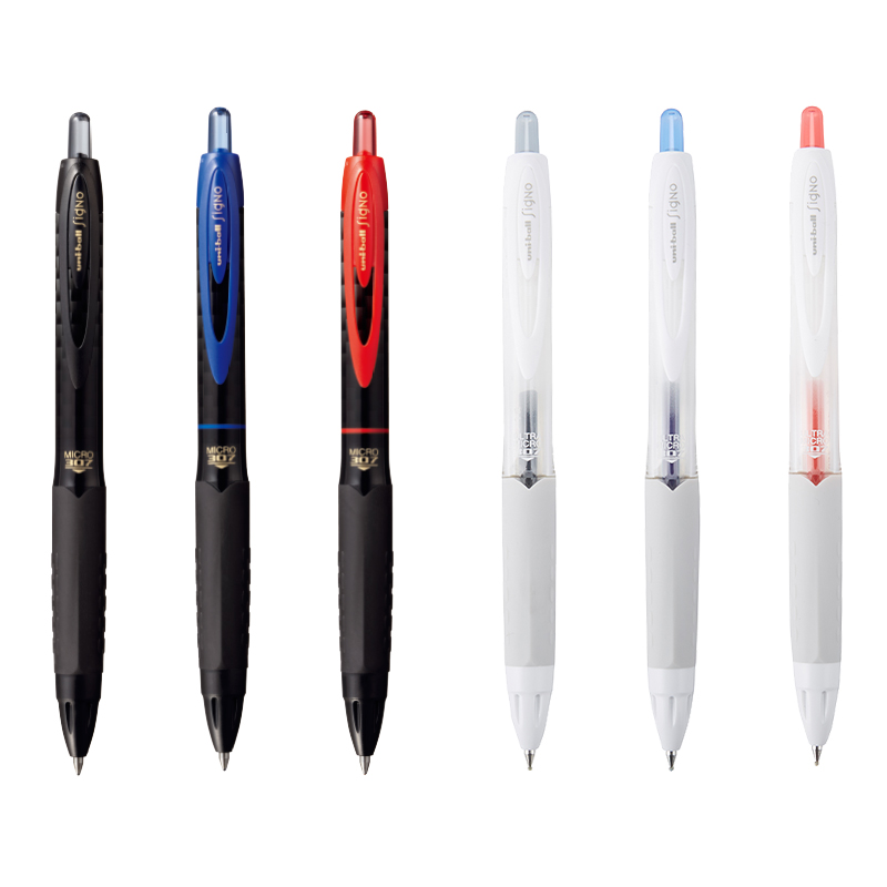 直播间UMN-307按动中性笔学生刷题考试商务办公签字水笔