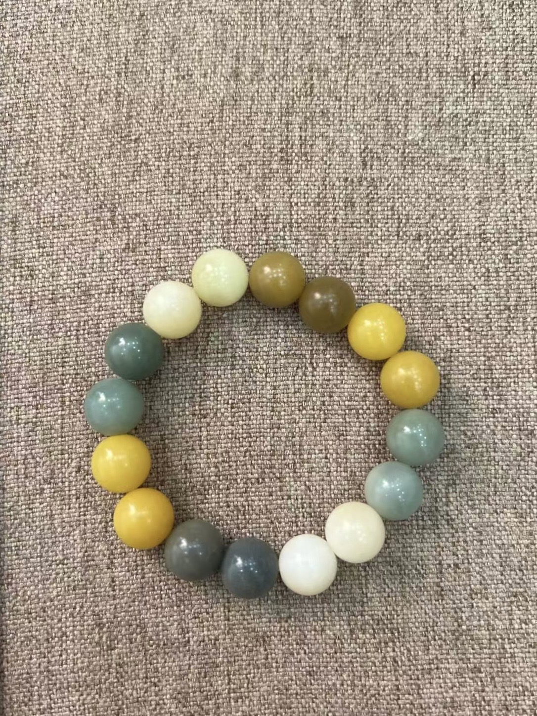 非金属木质手链 【桃禧】 彩色圆珠单圈手链