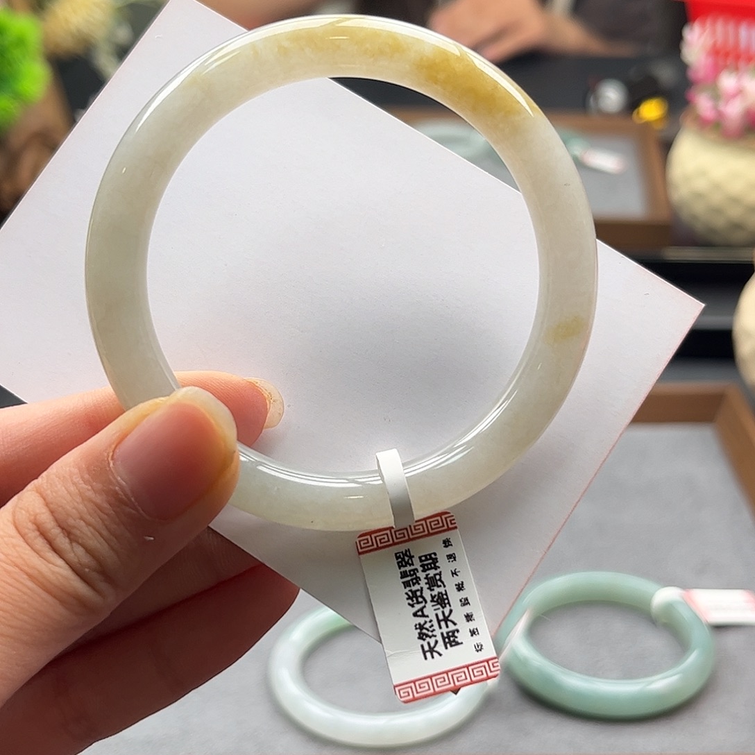 翡翠未镶嵌手镯55-56号14