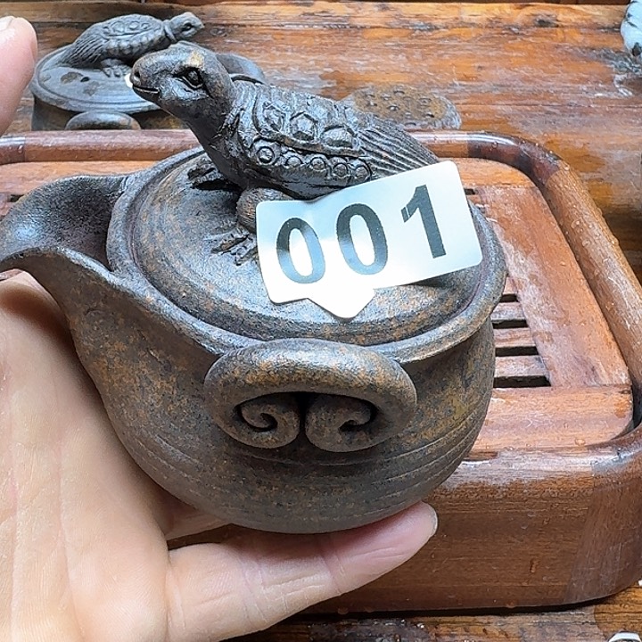 纯手工制作粗陶茶具用****9