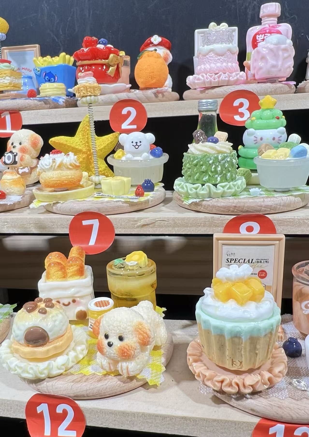 甜八度 创意手作diy 磁吸冰箱贴 微缩食完造景摆台 自选2个