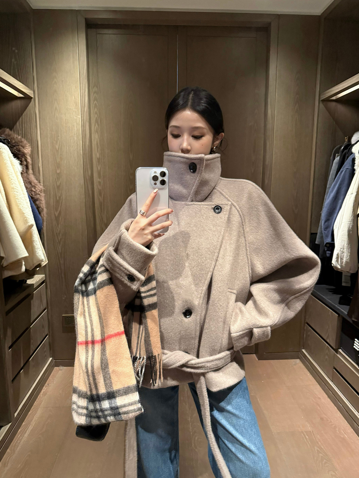 呢子外套秋冬2025新款夹克