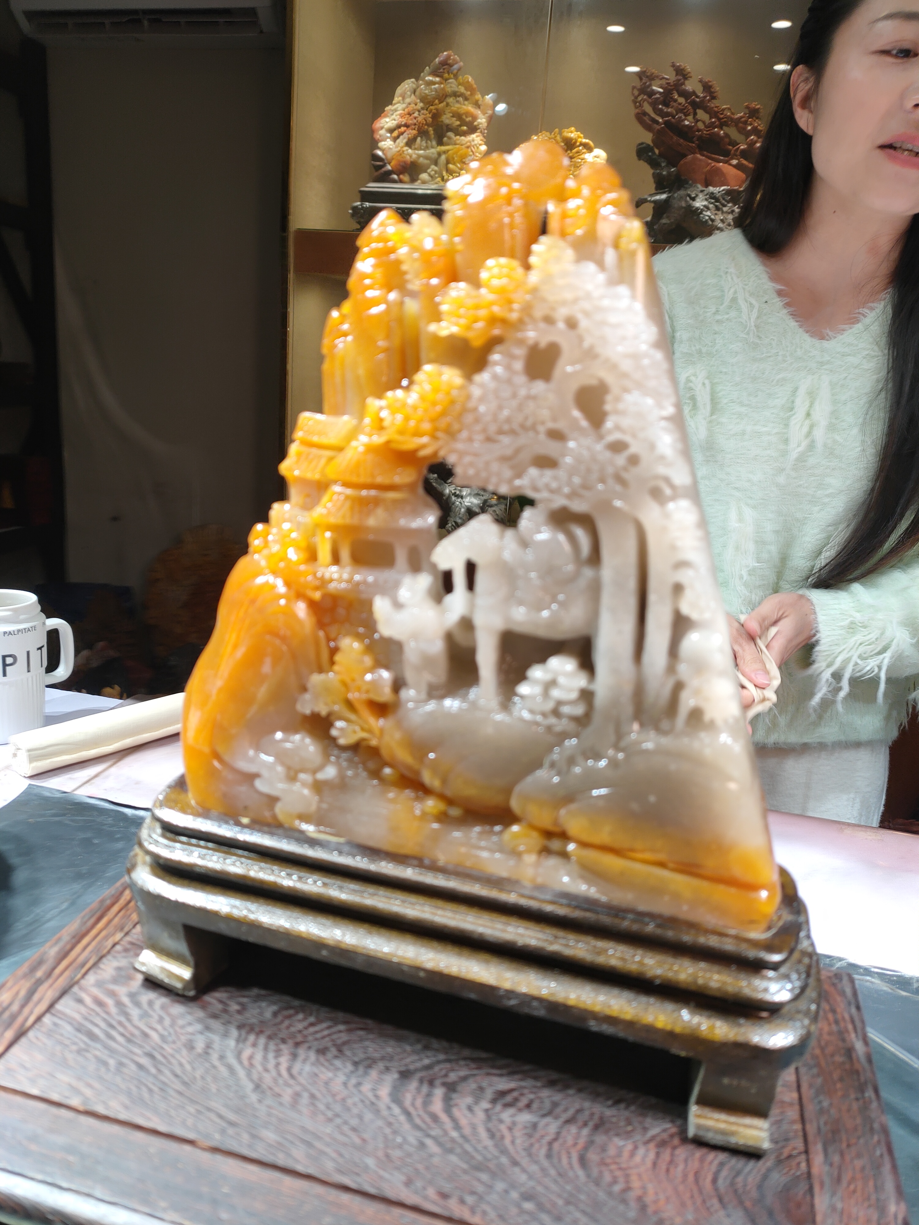 奇石摆件批发链接1号