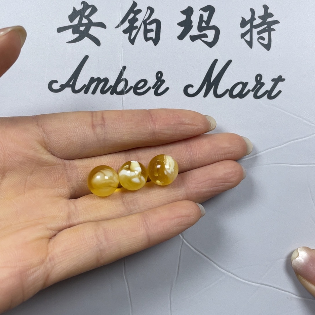 定制蜜蜡未镶嵌福利款打孔不退换