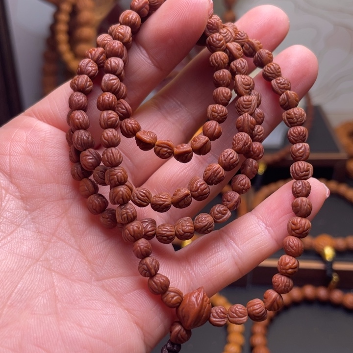 桃核吊坠龙文桃核