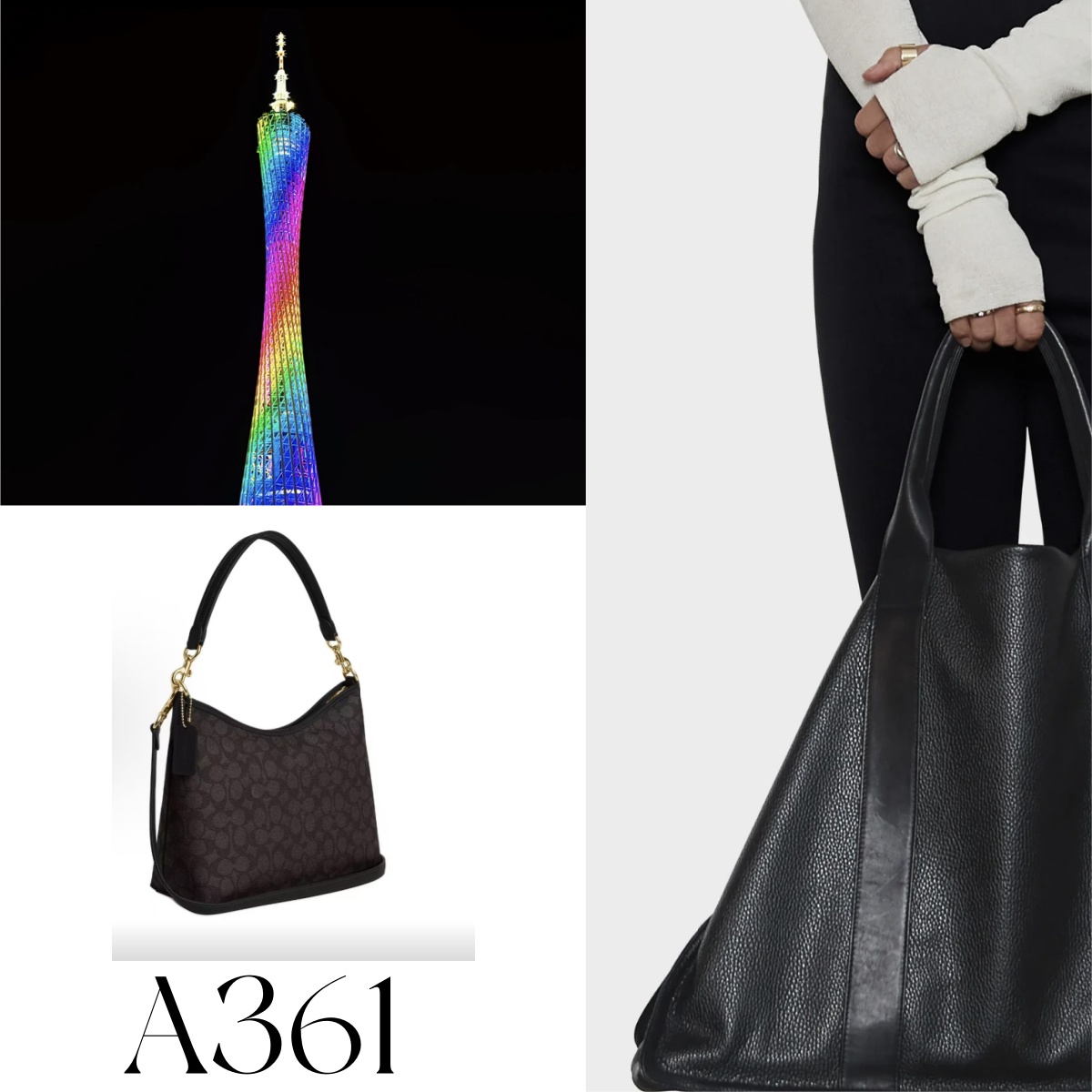 【A361】2025年新款大容量女包时尚百搭多功能女包.流浪中