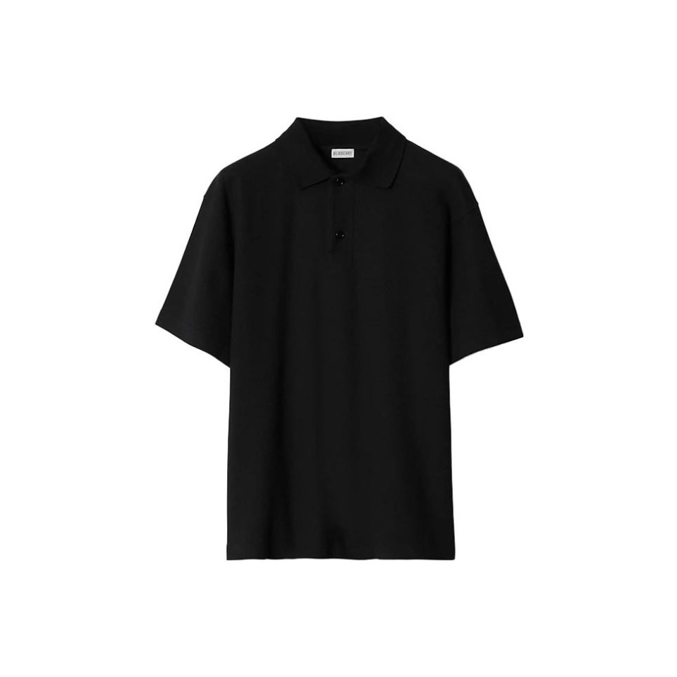 全新未使用 BURBERRY/博柏利 男士宽松版型战马刺绣POLO衫/B5600