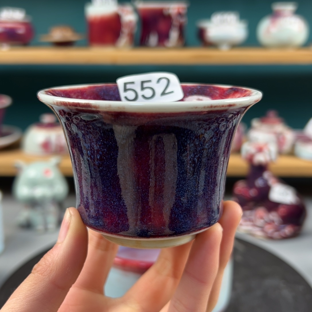 瓷片微瑕主人杯纯手工